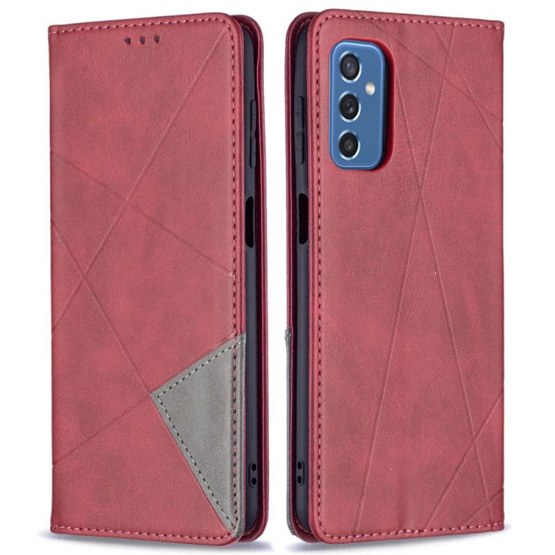 Flip Cover Samsung Galaxy M52 5G Simili Cuir Pattern