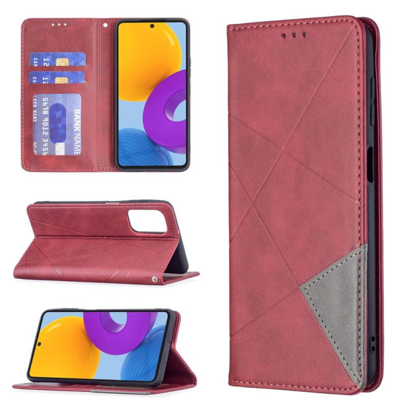 Flip Cover Samsung Galaxy M52 5G Simili Cuir Pattern