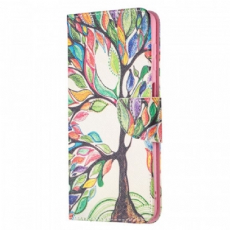 Housse Samsung Galaxy M52 5G Arbre Arc-en-Ciel