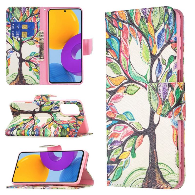 Housse Samsung Galaxy M52 5G Arbre Arc-en-Ciel