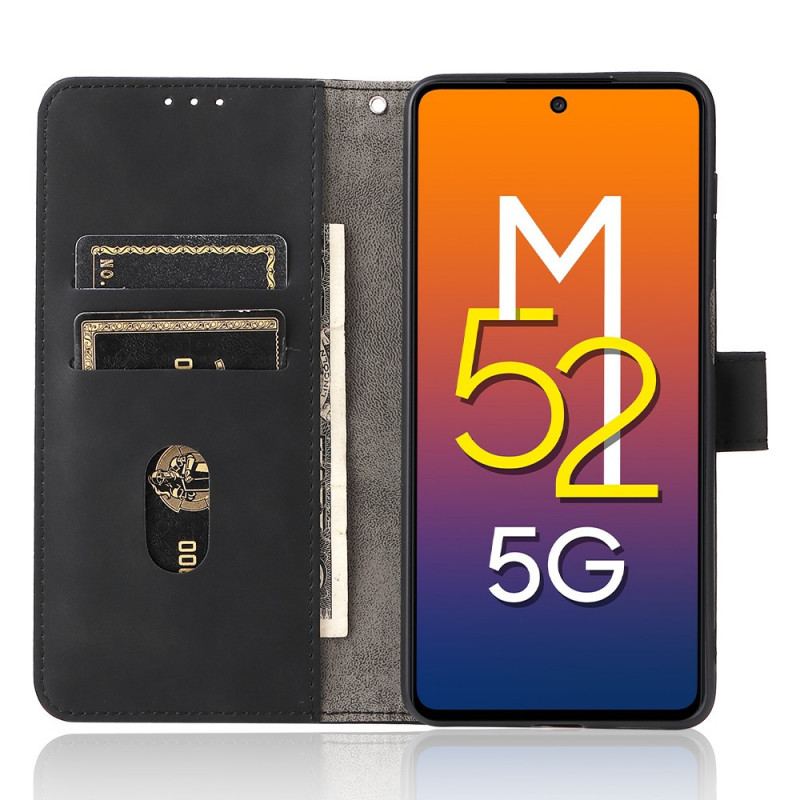 Housse Samsung Galaxy M52 5G Cuir Tamisé