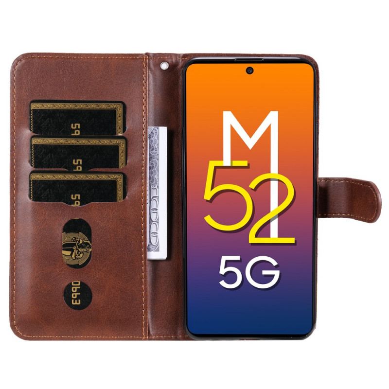 Housse Samsung Galaxy M52 5G Fermeture Éclair