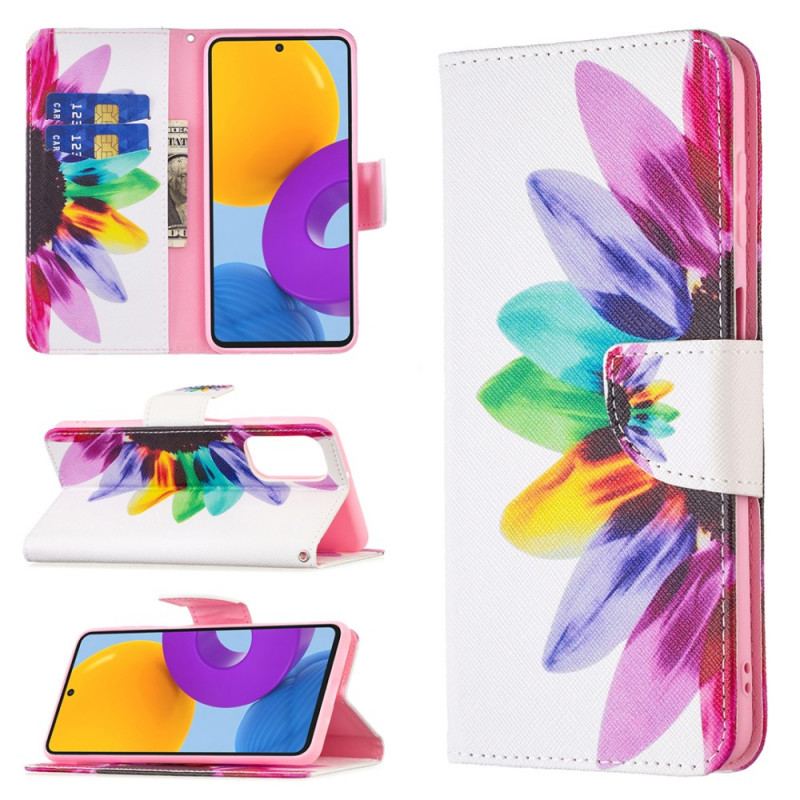 Housse Samsung Galaxy M52 5G Fleur