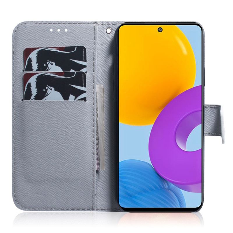 Housse Samsung Galaxy M52 5G Hiboux Mystérieux