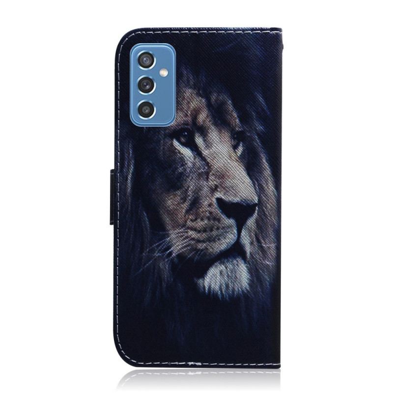 Housse Samsung Galaxy M52 5G Lion de Minuit