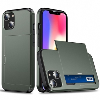 Coque iPhone 14 Deux Porte-Cartes à Glissière