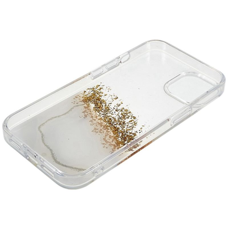 Coque iPhone 14 Paillettes Art