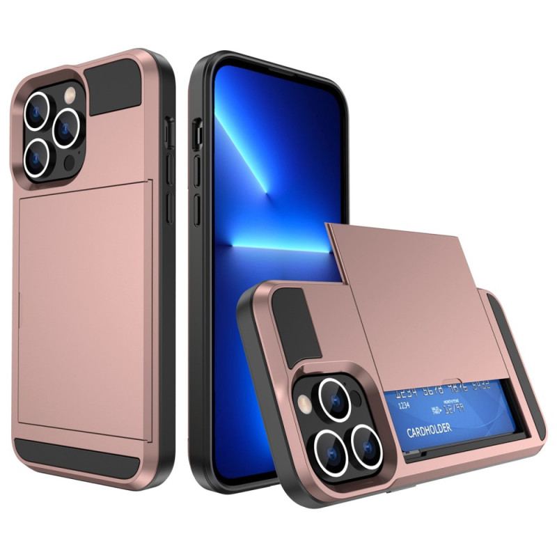 Coque iPhone 14 Porte-Carte à Glissière