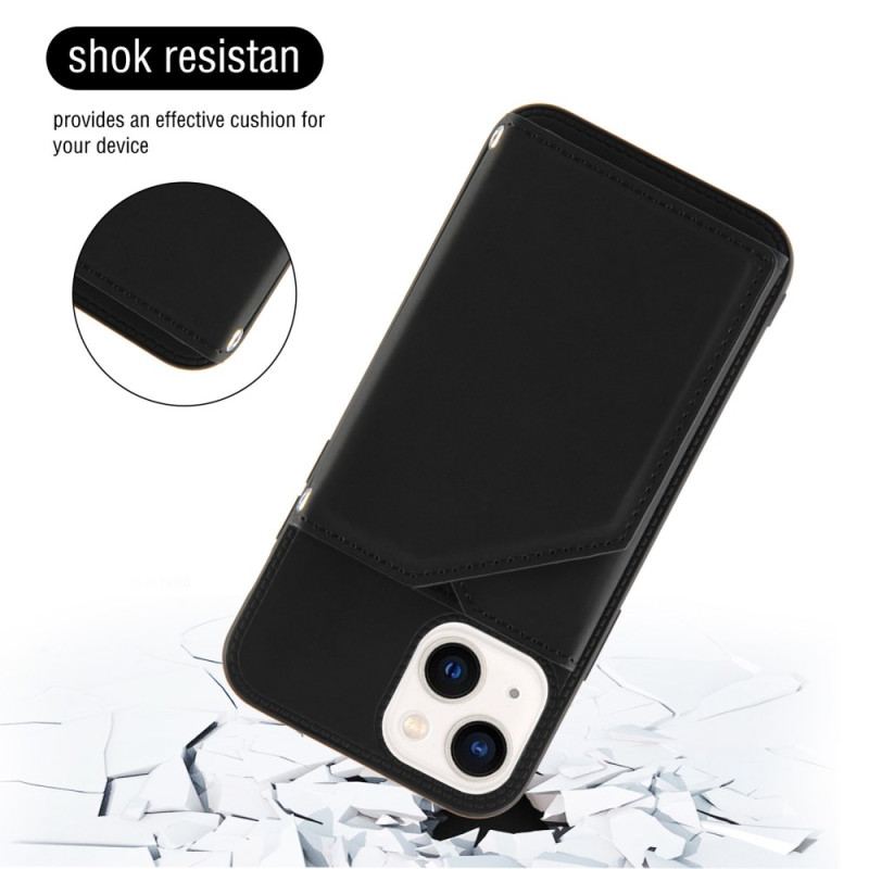 Coque iPhone 14 Porte-Cartes à Lanière