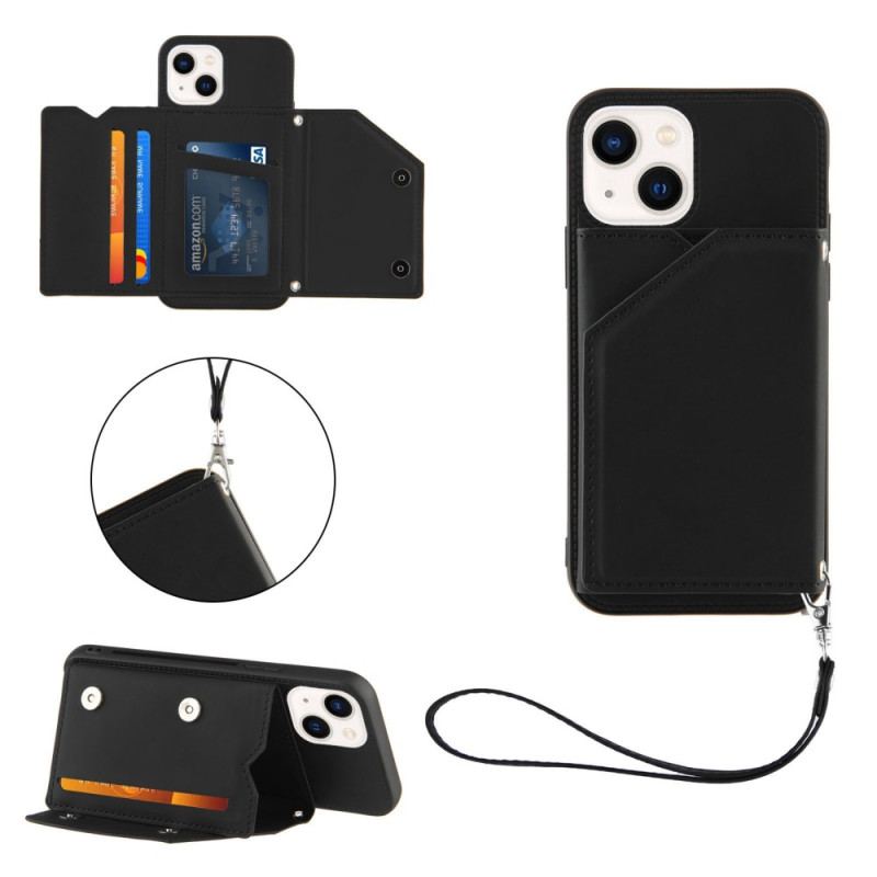 Coque iPhone 14 Porte-Cartes à Lanière