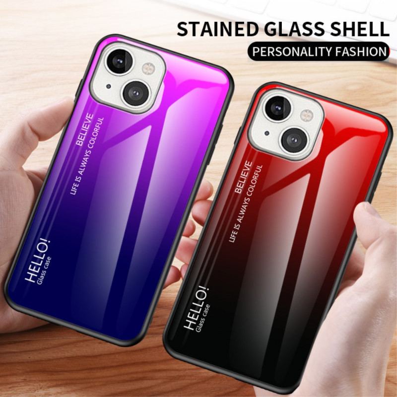 Coque iPhone 14 Verre Trempé Hello