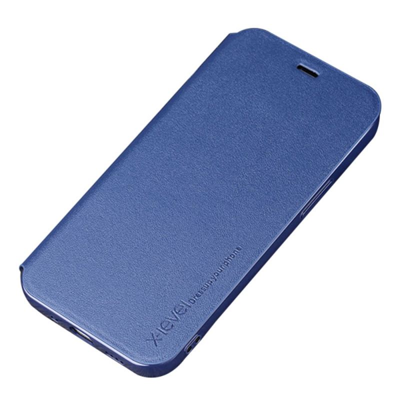 Flip Cover iPhone 14 Simili Cui X-Level