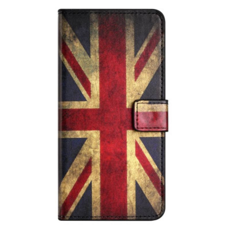 Housse iPhone 14 Drapeau Anglais Vintage