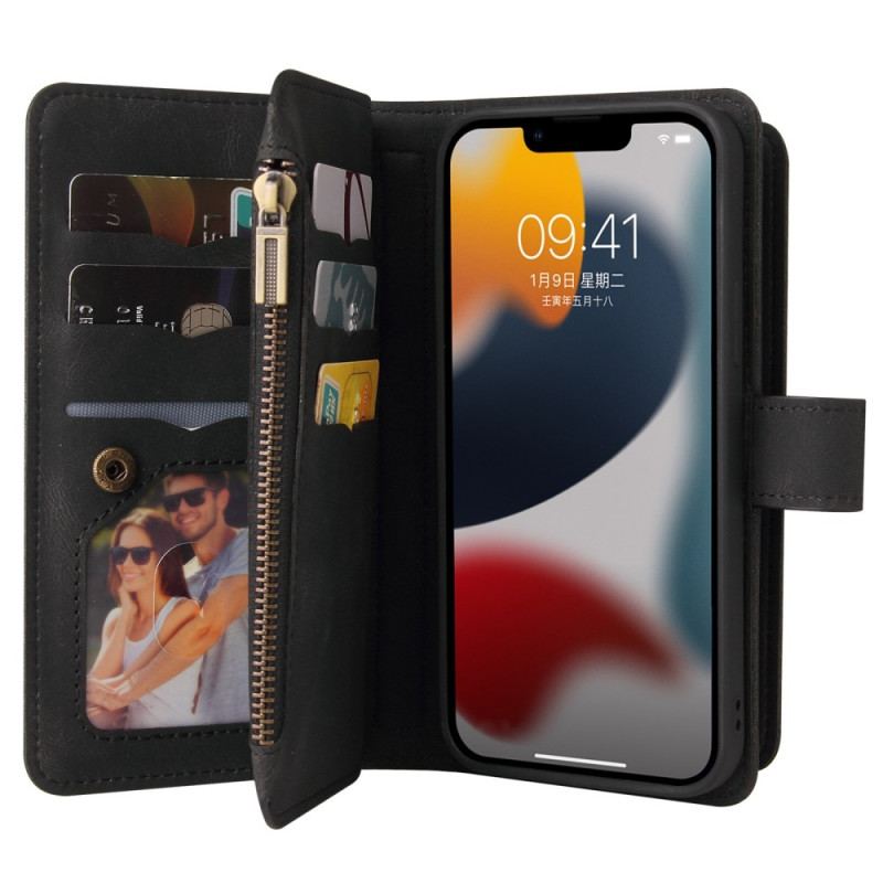 Housse iPhone 14 Multi-fonctions Porte-Cartes