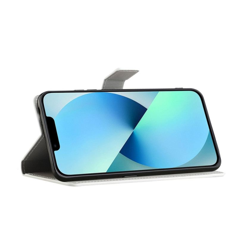 Housse iPhone 14 Papillon Bleu