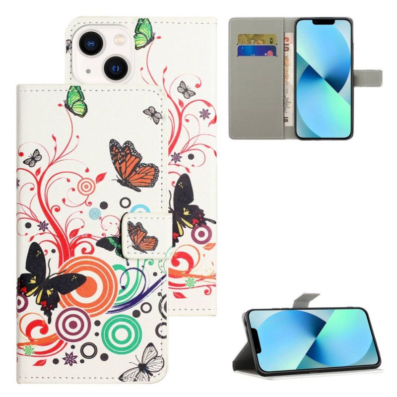 Housse iPhone 14 Papillons