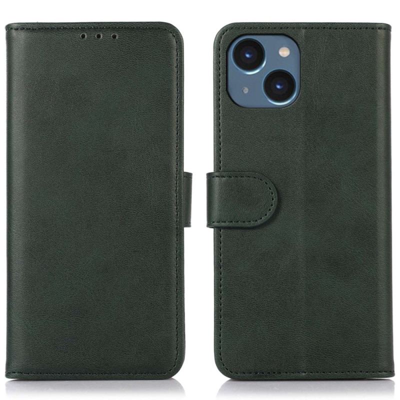 Housse iPhone 14 Simili Cuir Mat