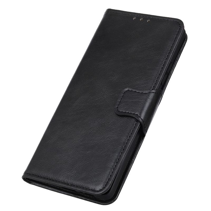 Housse iPhone 14 Style Cuir Fermoir Réversible