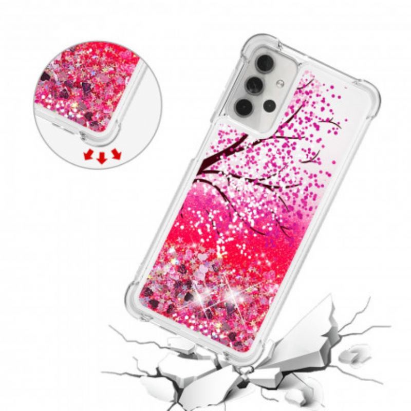 Coque Samsung Galaxy A32 5G Arbre Paillettes