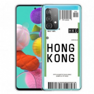 Coque Samsung Galaxy A32 5G Boarding Pass to Hong Kong