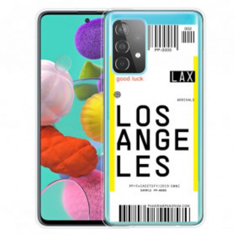 Coque Samsung Galaxy A32 5G Boarding Pass to Los Angeles