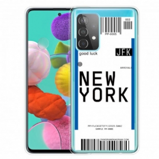 Coque Samsung Galaxy A32 5G Boarding Pass to New York