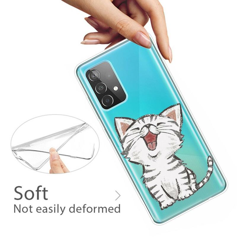 Coque Samsung Galaxy A32 5G Cute Cat