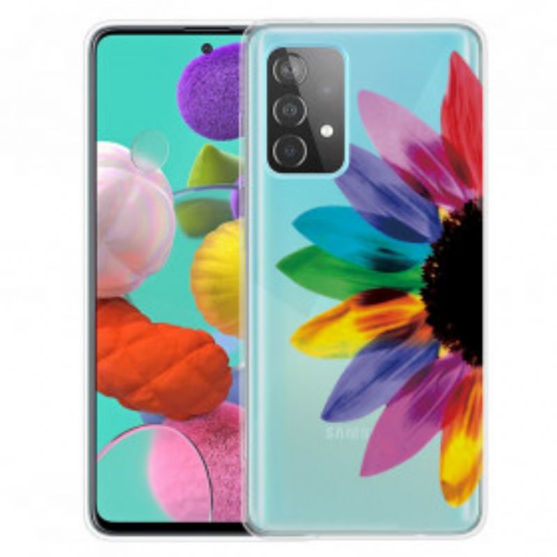 Coque Samsung Galaxy A32 5G Fleur Colorée