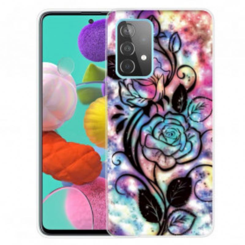 Coque Samsung Galaxy A32 5G Fleur Graphique