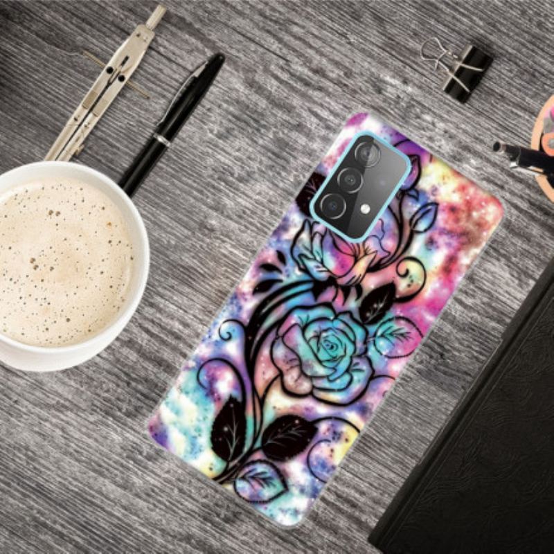 Coque Samsung Galaxy A32 5G Fleur Graphique