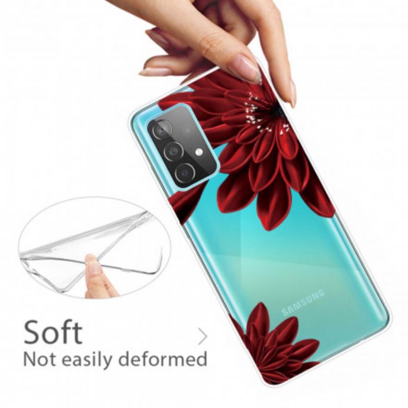 Coque Samsung Galaxy A32 5G Fleurs Sauvages