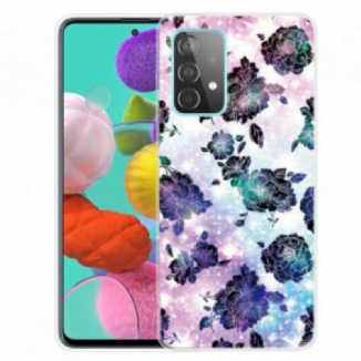 Coque Samsung Galaxy A32 5G Fleurs Vintage Colorées