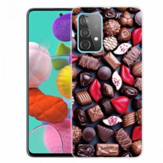 Coque Samsung Galaxy A32 5G Flexible Chocolat