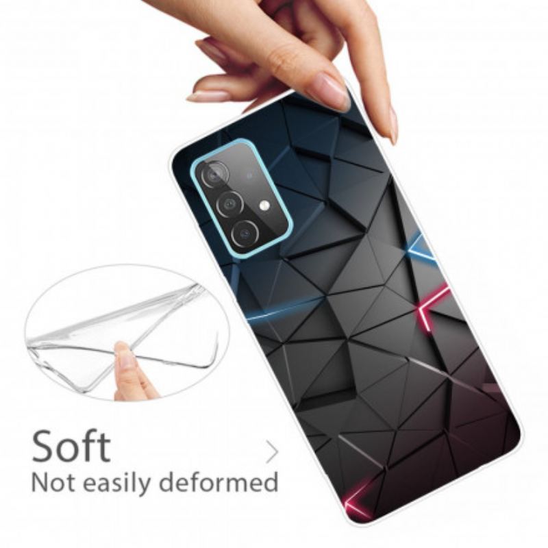 Coque Samsung Galaxy A32 5G Flexible Géométrie