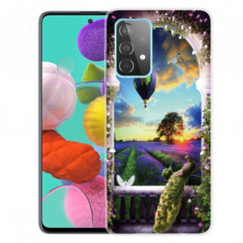 Coque Samsung Galaxy A32 5G Flexible Montgolfière