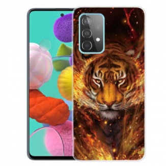 Coque Samsung Galaxy A32 5G Flexible Tigre