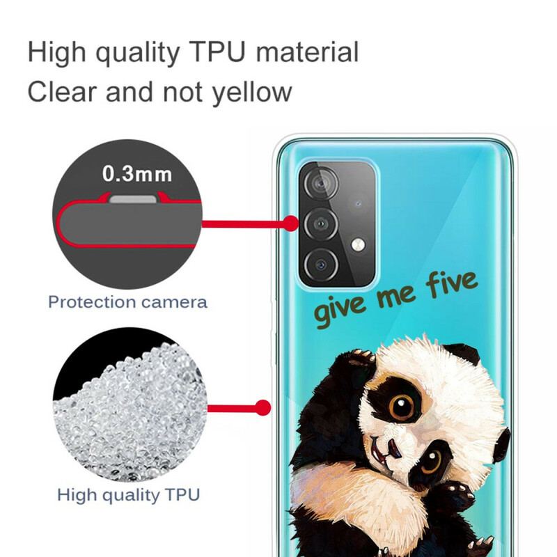 Coque Samsung Galaxy A32 5G Panda Give Me Five