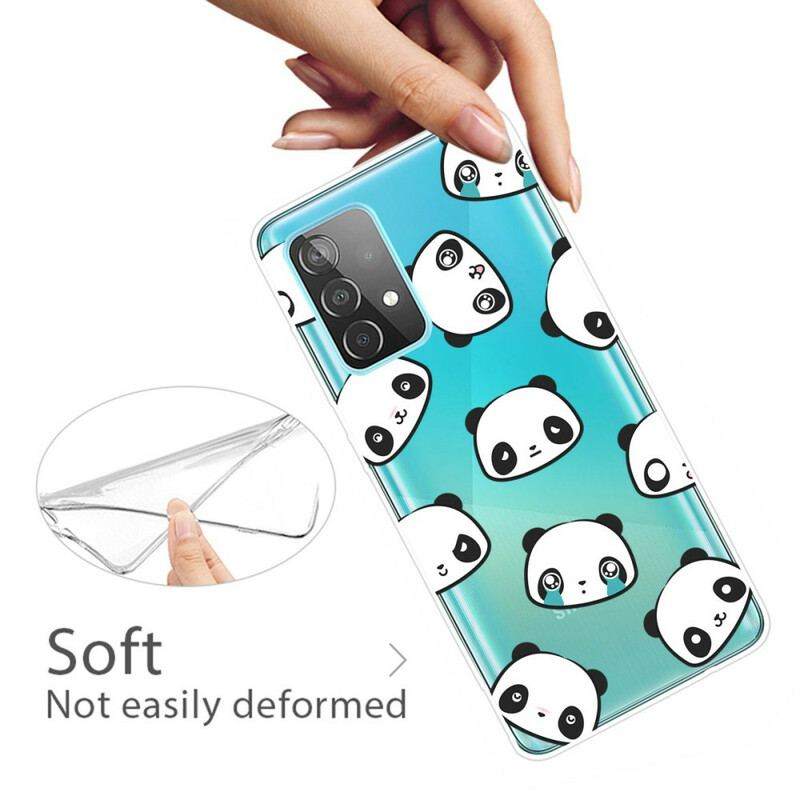 Coque Samsung Galaxy A32 5G Pandas Sentimentaux