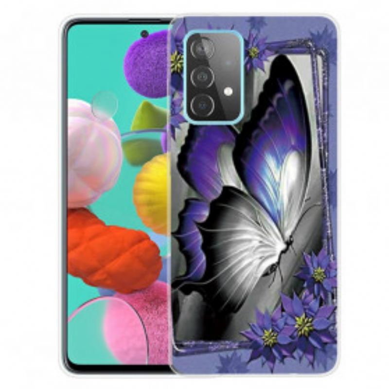 Coque Samsung Galaxy A32 5G Papillon Royal