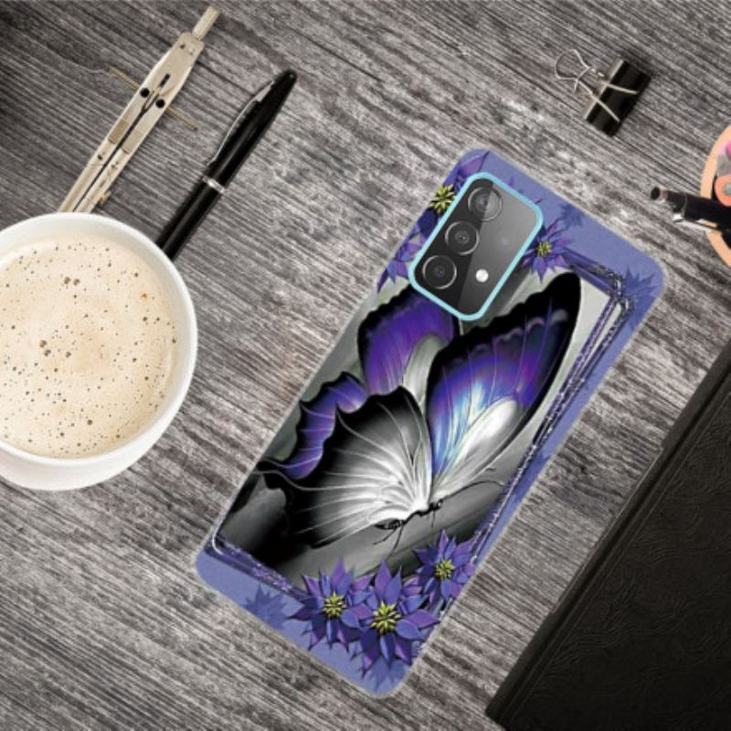 Coque Samsung Galaxy A32 5G Papillon Royal