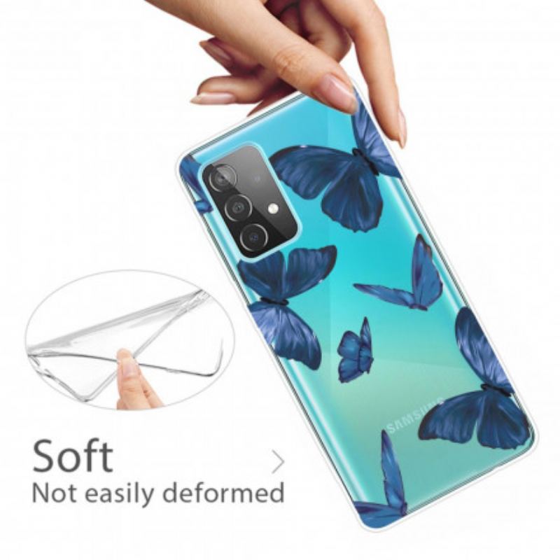 Coque Samsung Galaxy A32 5G Papillons Sauvages