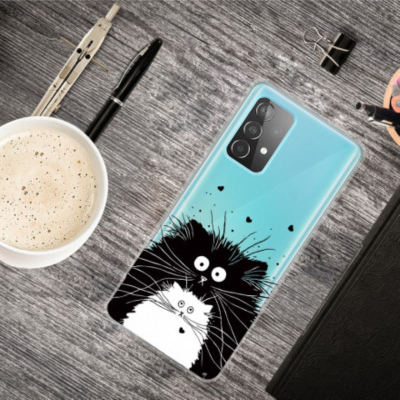 Coque Samsung Galaxy A32 5G Regarde les Chats