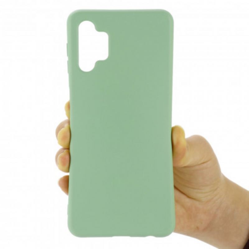 Coque Samsung Galaxy A32 5G Silicone Liquide avec Lanière