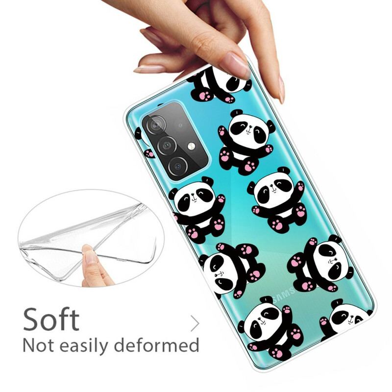 Coque Samsung Galaxy A32 5G Top Pandas Fun