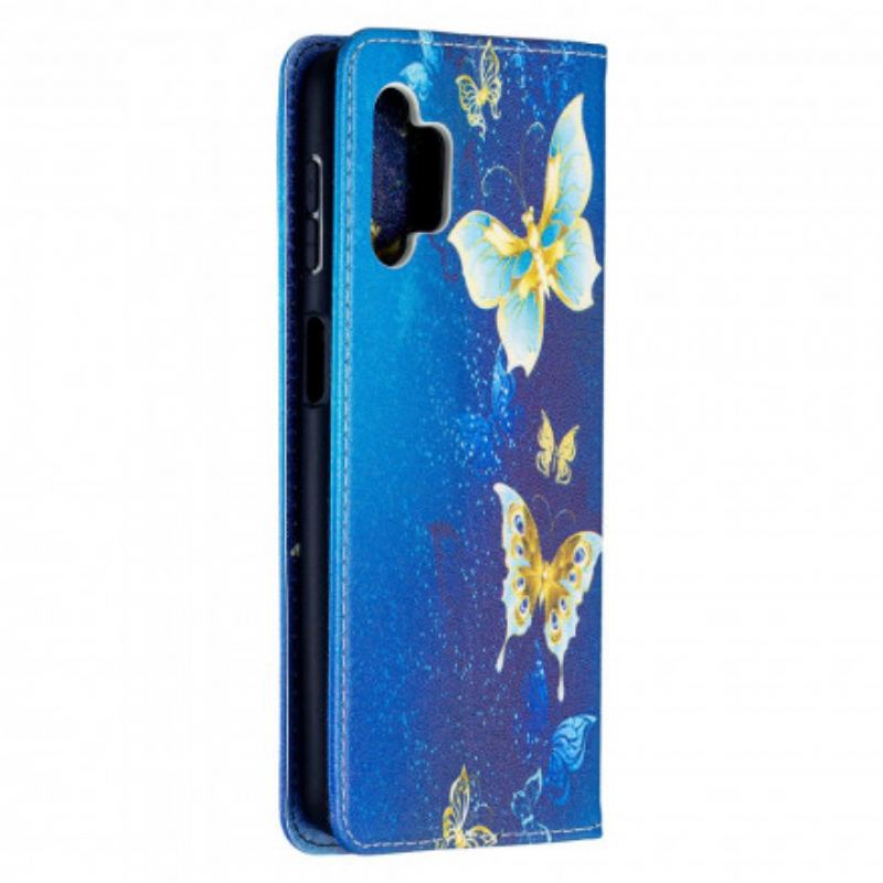 Flip Cover Samsung Galaxy A32 5G Papillons Colorés