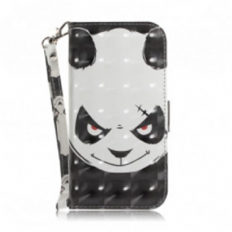 Housse Samsung Galaxy A32 5G Angry Panda à Lanière