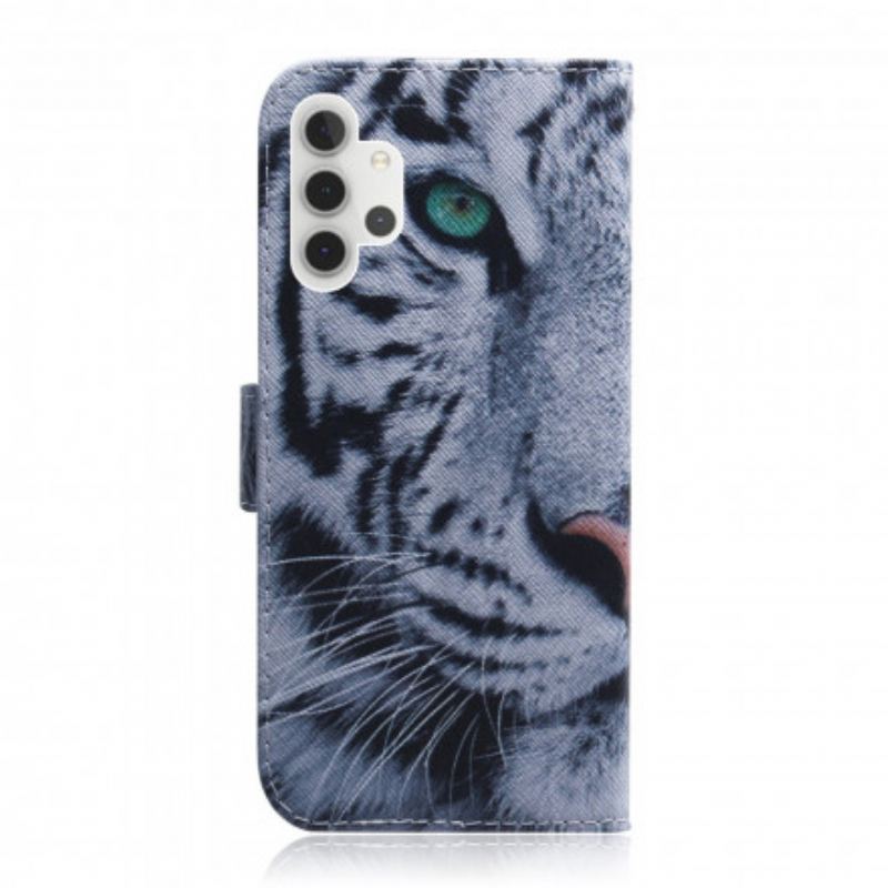 Housse Samsung Galaxy A32 5G Face de Tigre