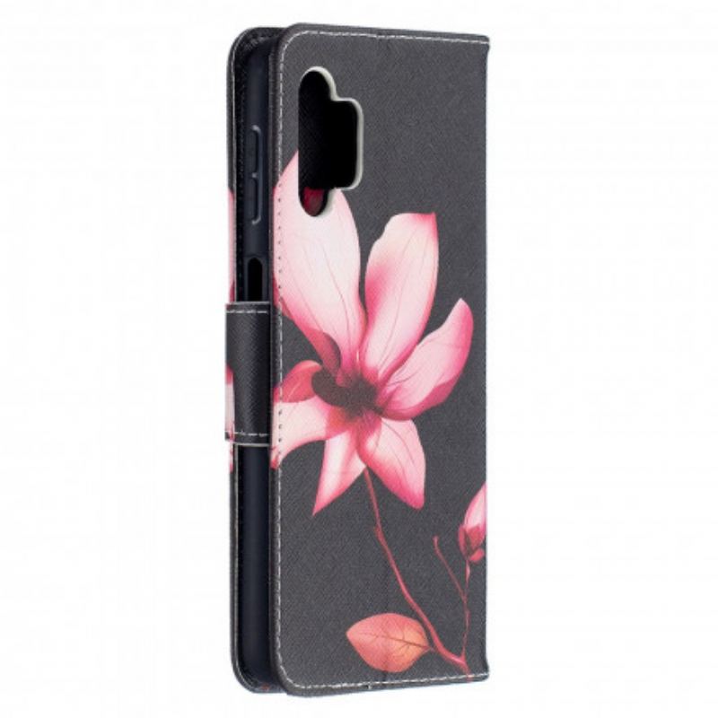 Housse Samsung Galaxy A32 5G Fleur Rose