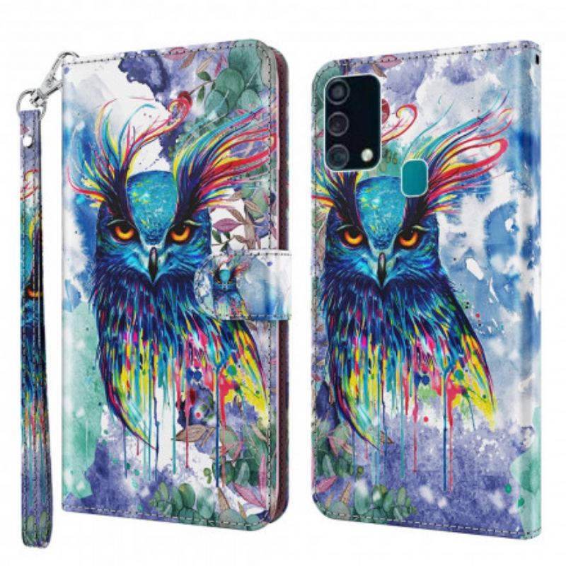 Housse Samsung Galaxy A32 5G Light Spot Oiseau Aquarelle