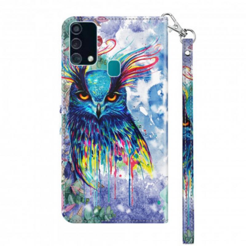 Housse Samsung Galaxy A32 5G Light Spot Oiseau Aquarelle